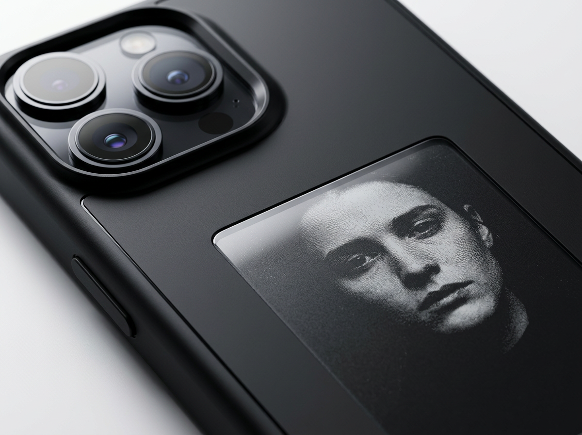 PixelCase — E-Ink Phone Case for iPhone | NFC, Zero Battery