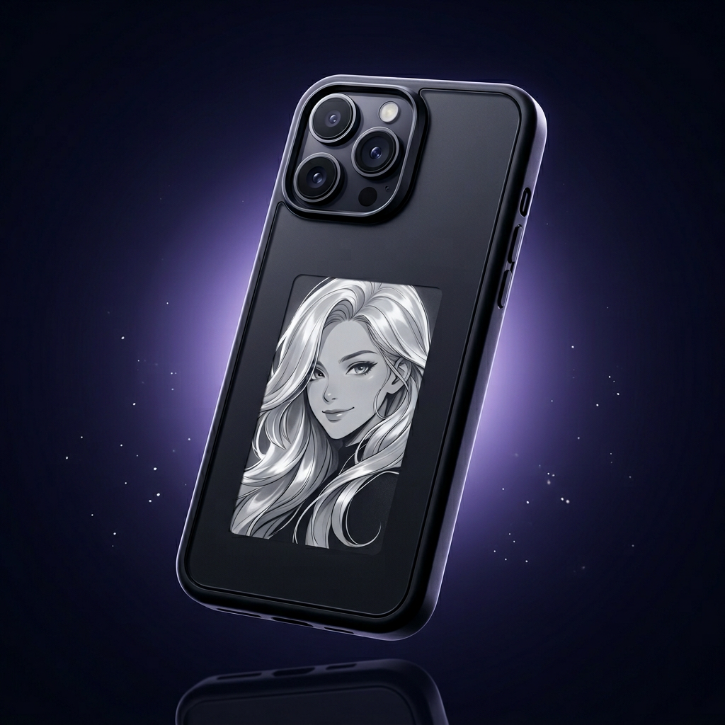 PixelCase — E-Ink Phone Case for iPhone | NFC, Zero Battery